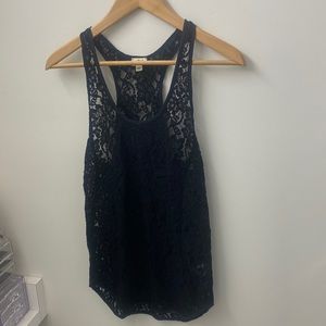 Aritzia Wilfred laced tank top